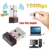 USB 2.0 Kablosuz Nano Wi-Fi Adaptör 150 Mps