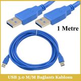 USB 3.0 A Erkek / USB 3.0 A Erkek Bağlantı Kablosu - 1 Metre