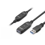 Usb 3.0 Active Repeater Uzatma Kablosu 10 M Siyah Hdx7562
