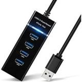 USB 3.0 Çağaltıcı USB 3.0 Çoklatıcı 30 cm Kablolu Siyah USB 3.0 USB Çoğaltıcı