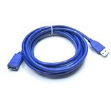 USB 3.0 dişi erkek uzatma kablosu mavi kablo 3m