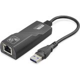 USB 3.0 Ethernet Adaptör Gigabit - Siyah HDX7864 - 1