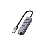 Usb 3.0 Gigabit Ethernet Adaptör + 3 Port USB 3.0 Hub – 4 in 1 Çoklayıcı 9512447410214