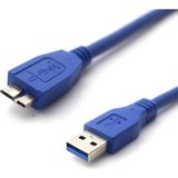 USB 3.0 Taşınabilir HDD Harddisk Kablosu Veri Ara Bağlantı Kablosu 1.5 Metre 4623 - Ahşap