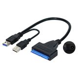Usb 3.0 To 2.5-3.5 İnç Sata Çevirici + 12 Volt Adaptör