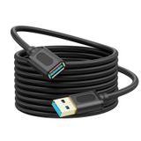 USB 3.0 Uzatma Kablosu 20Ft, USB 3.0 Yüksek Hızlı Uzatma Kablosu A Tipi Erkekten A Dişiye Playstation, Xbox, USB Flash Sürücü, Kart Okuyucu, Sabit Disk, Klavye, Yazıcı, Tarayıcı (20Ft/6M)