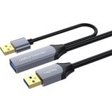 USB 3.0 Uzatma Kablosu Sinyal Güçlendirici Extender Destekli Usb-A Uzatıcı Kablo 20 Metre