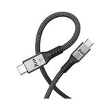 USB 4.0 240W 40GBPS Thunderbolt 4 8k 60Hz Usb-C Görüntü Aktarım ve Type-C Hızlı Şarj ve Data Kablosu 1 Metre - 1 GB - 00-Siyah - Beyaz - Option-1
