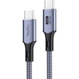 USB 4.0 E-Mark 240W 40GBPS Thunderbolt 4 8k 60Hz Type-C Görüntü Hızlı Şarj ve Data Kablosu 2 M - Çok Renkli