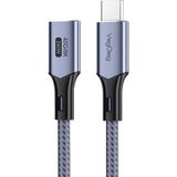 USB 4.0 E-Mark 240W 40GBPS Thunderbolt 4 8k 60Hz Type-C Uzatma Kablosu 1 Metre