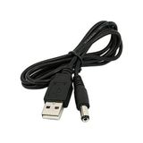 Usb 5.5 mm 2.5 mm kablo usb standart uç dc kablo 5.5 mm 2.5 mm 1 metre usb kablo