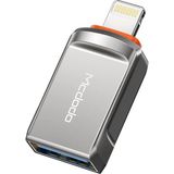 Usb-A 3.0 To Lightning Otg Convertor, Gri - 1-Siyah
