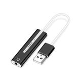 Usb A Erkek To 3.5mm Dişi Jack Harici Ses Kartı 7.1 Aux Çevirici