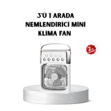 Usb Bağlantılı Taşınabilir Mini Klima Fan 500Ml Su Hazneli Ve Sessiz Çalışma Mir67362538