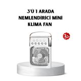 Usb Bağlantılı Taşınabilir Mini Klima Fan 500Ml Su Hazneli Ve Sessiz Çalışma P197459s7888