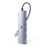 USB C Hub, TOTU 6'sı 1 arada USB-C Yerleştirme İstasyonu, HDMI USB 3.0/2.0 Bağlantı Noktaları Üzerinden 4K Görsellere olanak tanır, SD/TF Kart Okuyucu, Yıldırım-Hızlı Dosya Aktarımlarını Entegre