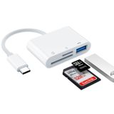 USB C SD kart okuyucu adaptörü, Fermoved Tip C Micro SD TF kart okuyucu adaptörü, 3'ü 1 arada USB C - USB kamera hafıza kartı okuyucu adaptörü, yeni Pad Pro MacBook Pro ve daha fazla UBC C cihazı için