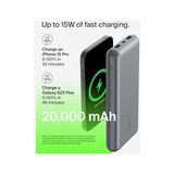 USB C Taşınabilir Şarj Cihazı 20000MAH, 20K Powerbank, USB Type C Giriş Çıkış Portu ve 2 USB A Portu, USB C - A Arası Kablo Dahil, Galaxy,, Ipad, Airpods Vb Için – Uzay Grisi