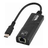 Usb-C To Gigabit Ethernet Adaptörü Type-C RJ45 Lan Çevirici 10/100/1000 Mbps Hızlı Ağ Ethernet Dönüştürücü