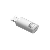Usb-C To Lightning 8pin Adaptör, Kulaklık Uyumlu 45W Hızlı Şarj, Ses + Şarj Destekli, USB 2.0 Veri Transferi Otgto - 1 GB - 00-Siyah - Beyaz - Option-1