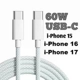 Usb-C To Usb-C 1 Metre Kablo 60W Güç Pps 2.0 Desteği Super Hızlı Şarj 480 Mbps Data Aktarım Hızı Type-C İphone 15 16 17 Ceptelb023515
