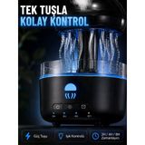 USB Çalışan Denizanası Hava Nemlendirici 7 Renk Rgb Aydınlatmalı Sessiz Buhar Makinesi - Lisinya
