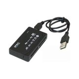 Usb Çoklu Hub Kart Okuyucu 4296A Micro Sd Ms Cf Tf Mini M2 Combo