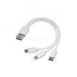 Usb Data Şarj Kablosu Çoklu Kablo Samsung Sony Lg Huawei Iphone (489515837)