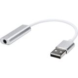 USB Den Mikrofonlu Kulaklık Çevirici (Usb To 3.5 mm Jack) Playstation Uyumlu Bilgisayar Ses Kartı Kablosu 3.5 mm Jack (Dişi) Girişli Ses Adaptörü 7.1 Dönüştürücü Ps3 Ps4 Ps5 Uyumlu (Beyaz)