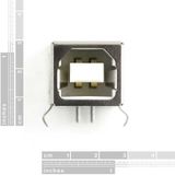 USB Dişi B Tip Konnektör (USB Female Type B Connector)