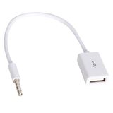 Usb Dişi To Aux Stereo 3 Boğumlu Kablo