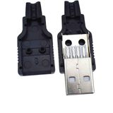 Usb Erkek Konnektör Usb Erkek Lehim Tipi Usb Erkek Uç Usb Erkek Konnektör
