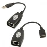 Usb Extender Cat5 Cat6 Kablosu Üzerinden Lan Uzatma Adaptörü 45M