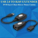 Usb Extender - Cat5 / Cat6 Kablosu Üzerinden Lan Uzatma Adaptörü