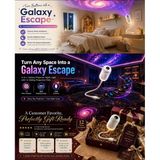 Usb Galaksi Projektör 2’Si 1 Arada Led Gece Lambası Ayarlanabilir 10 Değiştirilebilir Filmli Led Projektör