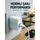 USB Girişli 12W Şarj Adaptörü Kompakt Telefon Şarj Cihazı - Çok Renkli