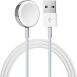 USB Girişli Kablosuz Akıllı Saat Şarj Aleti - Beyaz