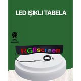 Usb Girişli Rgb Led Tabela Ayarlanabilir Parlaklık Kayan Yazı Özellikli