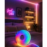 Usb Girişli Rgb Neon Şerit Led Tv Oda Masa Dekor Işığı FRTKGT25DYMUCZZZ5MTRELEDIŞIK-2