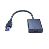 USB HDMI dönüştürücü, 1080P HD video, ses, çoklu monitör adaptörü