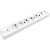 USB Hızlı Şarjlı 20W Topraklı Priz 2m Çocuk Korumalı - Çok Renkli