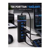 Usb Hub 7 Port Usb 3.0 Çoklayıcı Windows Uyumlu