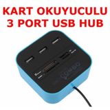 Usb Hub Çoğaltıcı Çoklayıcı Çoklu Kart Okuyucu (259895299)
