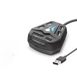 Usb Hub Kart Okuyucu 8 Port Siyah A068b