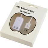 Usb Kablolu Ses Kartı 7.1 Sound Çevirici Dönüştürücü, 3.5mm Jak Girişli,