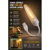 Usb Led Kitap Okuma Lambası Esnek Usb Masa Lambası Laptop Powerbank Uyumlu Günışığı Gece Işığı