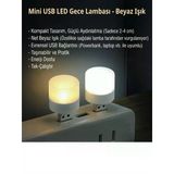 Usb Led Küçük Beyaz Işık Lamba, Koridor, Tuvalet, Oturma, Çocuk Odası Gece Aydınlatma 2 Adet