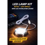 usb led lamp kit beyaz – 12v 2w mini dolap, mutfak, karavan ve 3d yazıcı aydınlatma