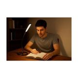 USB LED Masa Lambası – 14 Ledli, 3 Kademeli Dokunmatik Işık, Esnek Boyunlu Kitap Okuma & Çalışma Lambası