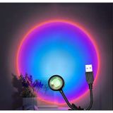 Usb Led Rainbow Projektör Lambası Fotoğraf Çekim Işığı Dekoratif Işık Amber - Beyaz - Mavi